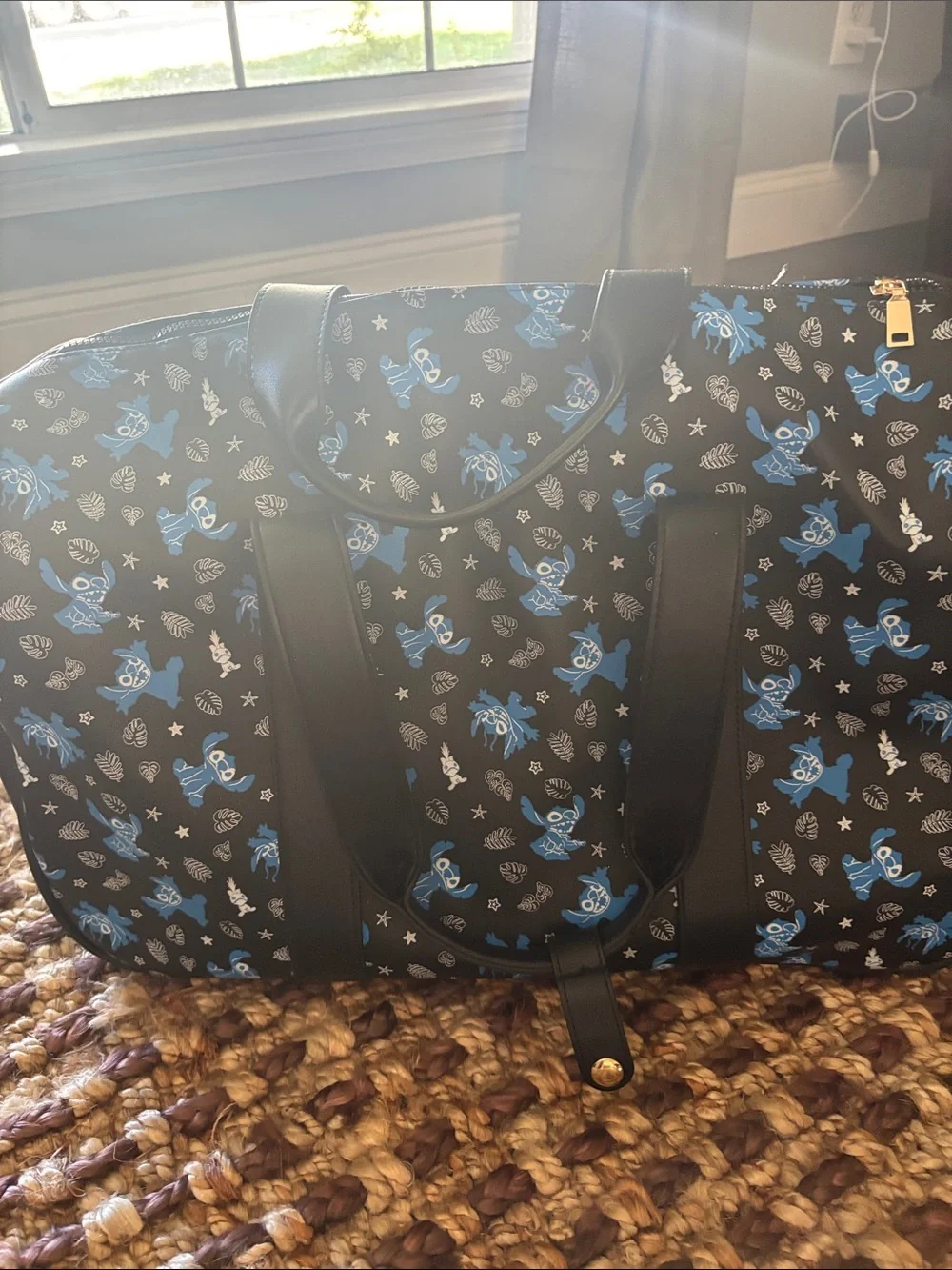 Black & Blue Duffle Bag roller suitcase